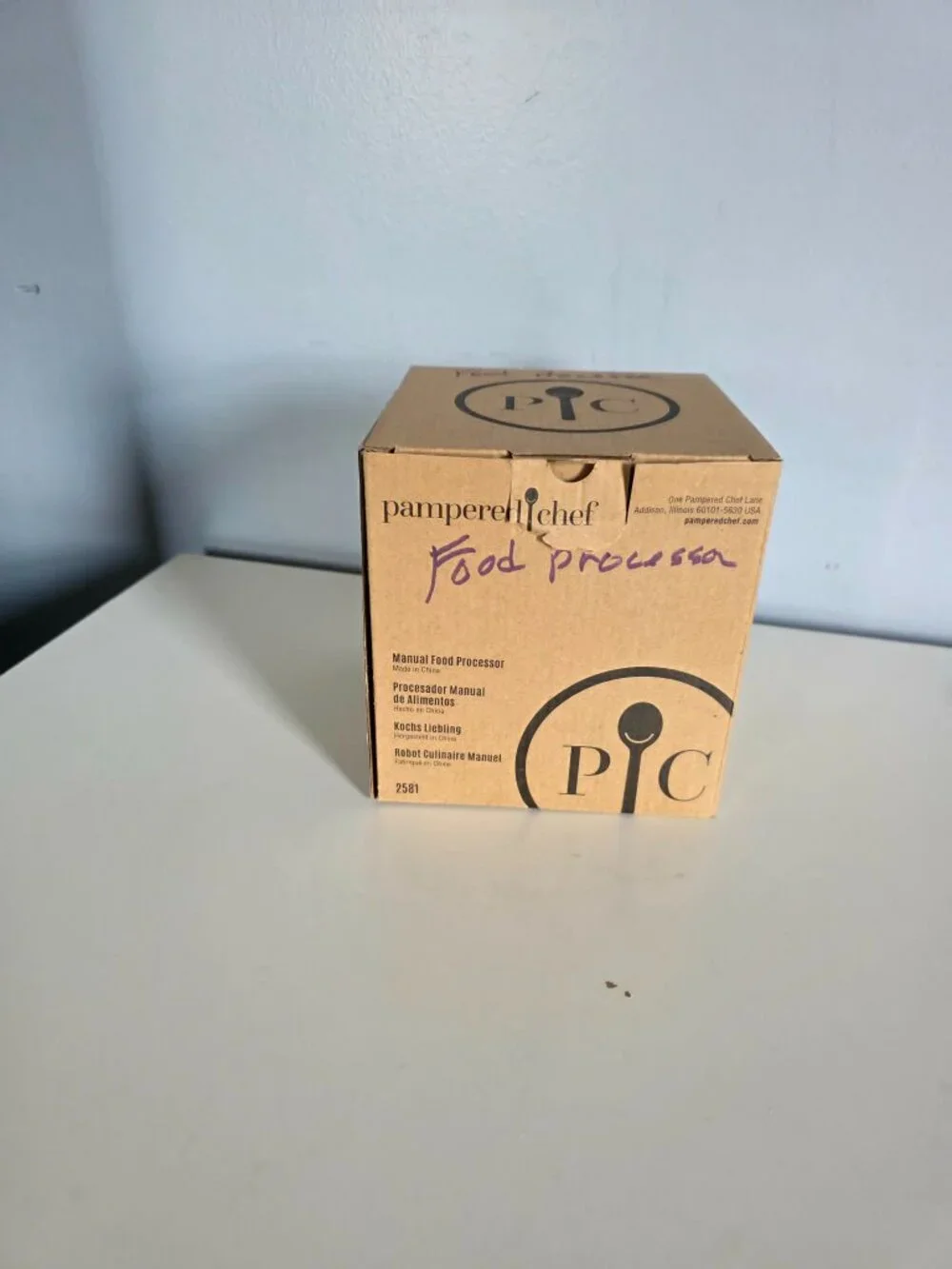 Pampered Chef Manual Food Processor (Model #2593 / #2581)
